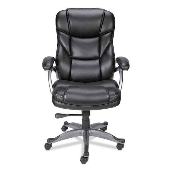Alera Birns Series High-Back Task Chair, Up to 250 lb, 18.11" to 22.05" Seat Height, Black Seat/Back - ALEBN41B19