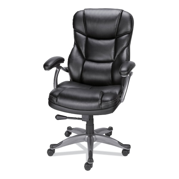 Alera Birns Series High-Back Task Chair, Up to 250 lb, 18.11" to 22.05" Seat Height, Black Seat/Back - ALEBN41B19