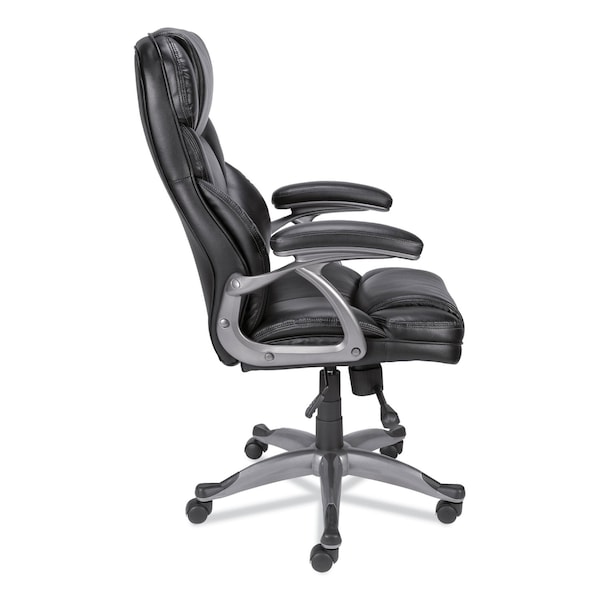 Alera Birns Series High-Back Task Chair, Up to 250 lb, 18.11" to 22.05" Seat Height, Black Seat/Back - ALEBN41B19