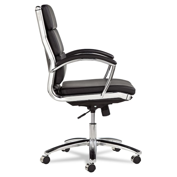 Alera Executive Chair Neratoli(TM) Mid-Back Slim Profile Chair, Arched Arms, 19" to 22-1/2" Height - ALENR4219