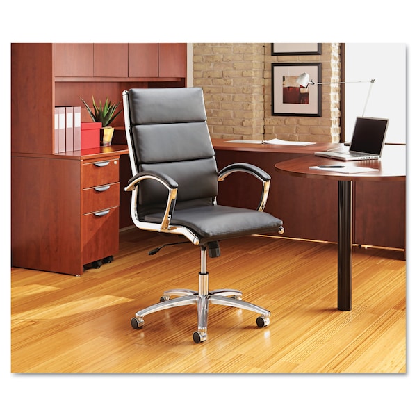 Alera Executive Chair Neratoli(TM) Mid-Back Slim Profile Chair, Arched Arms, 19" to 22-1/2" Height - ALENR4219