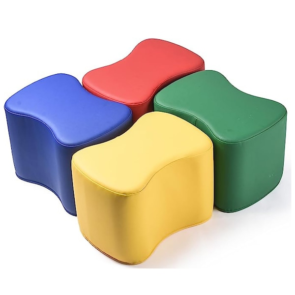 Bintiva Soft Seats, Butterfly Shaped, 4-Piece Set - SC-BTFLY-4-PRM-BT