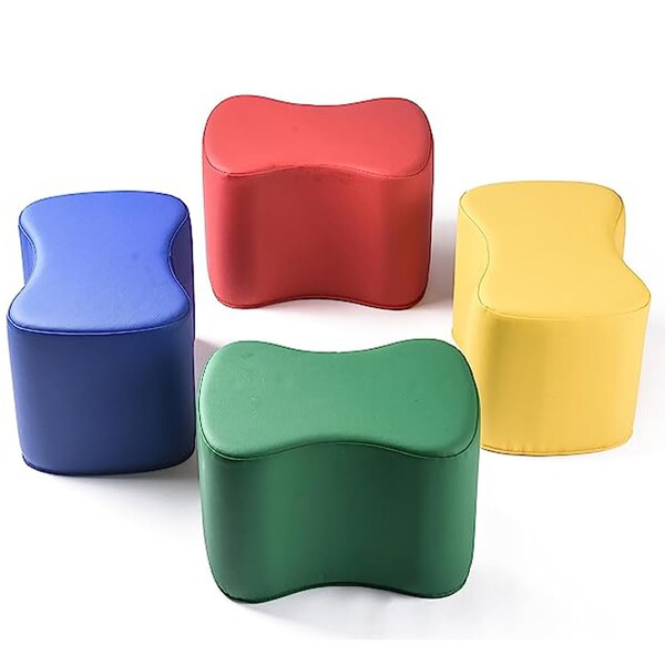 Bintiva Soft Seats, Butterfly Shaped, 4-Piece Set - SC-BTFLY-4-PRM-BT