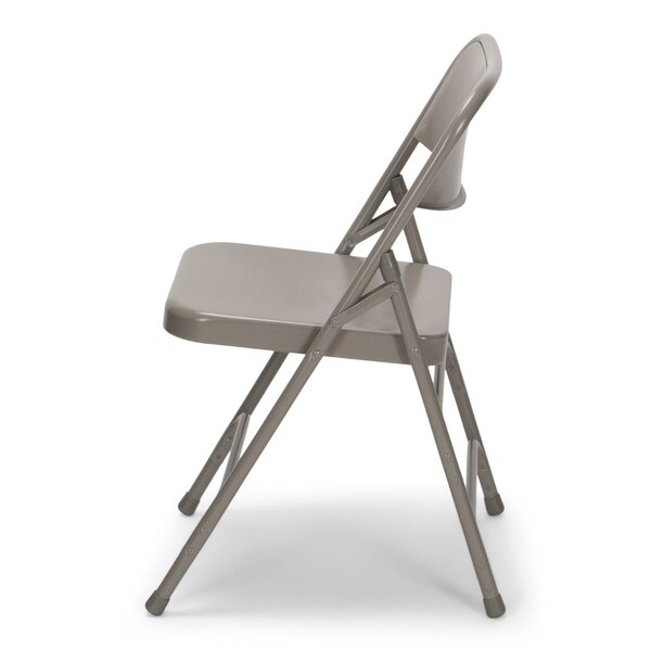 Atlas Commercial Products Gray Steel Folding Chair - MFC22GRY