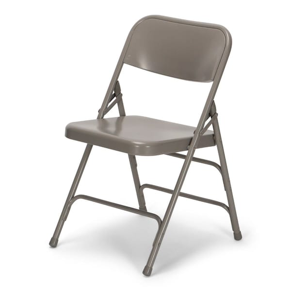 Atlas Commercial Products Gray Steel Folding Chair - MFC22GRY