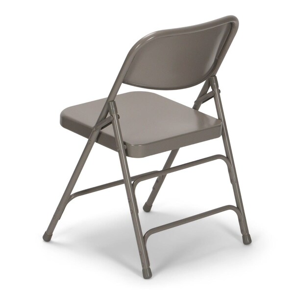 Atlas Commercial Products Gray Steel Folding Chair - MFC22GRY