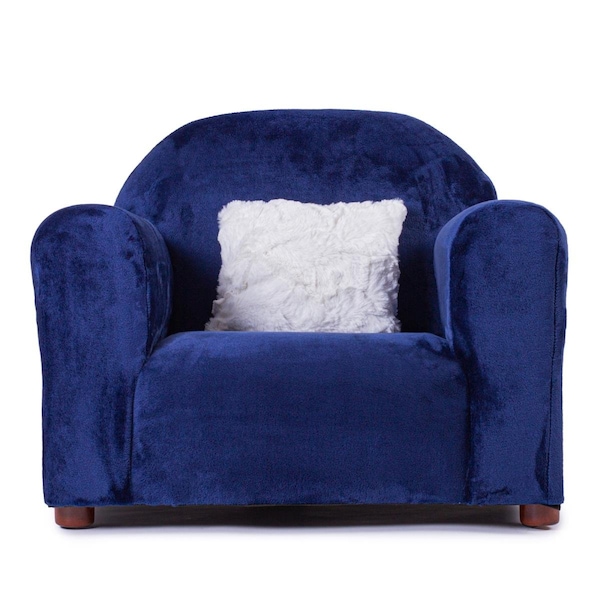 Keet Cozy Childrens Chair, Minky Navy - COZ06