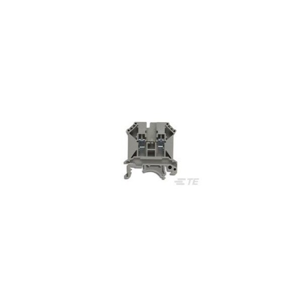 Te Connectivity Din Rail Terminal Blocks 2.5Mm2, 1 In 1 Out Screw Terminal Block - 2271677-2
