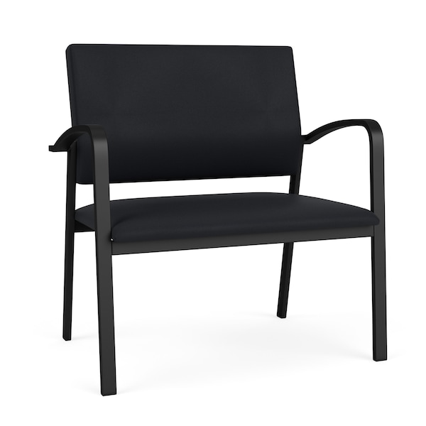 Lesro Newport Bariatric Chair Metal Frame, Black, MD Black Upholstery - NP1401