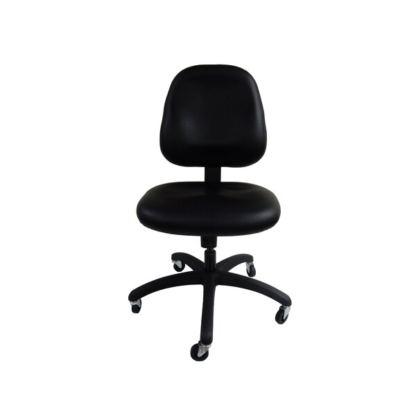 Shopsol Big and Tall Chair Desk Vinyl Seat Back 400 lb. Seat Capacity - 1010954