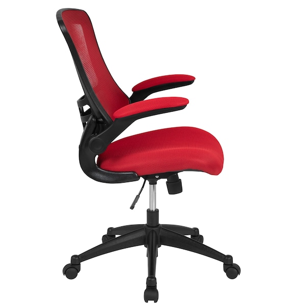 Flash Furniture Mesh Ergonomic Chair, Red Mesh - BL-X-5M-RED-GG