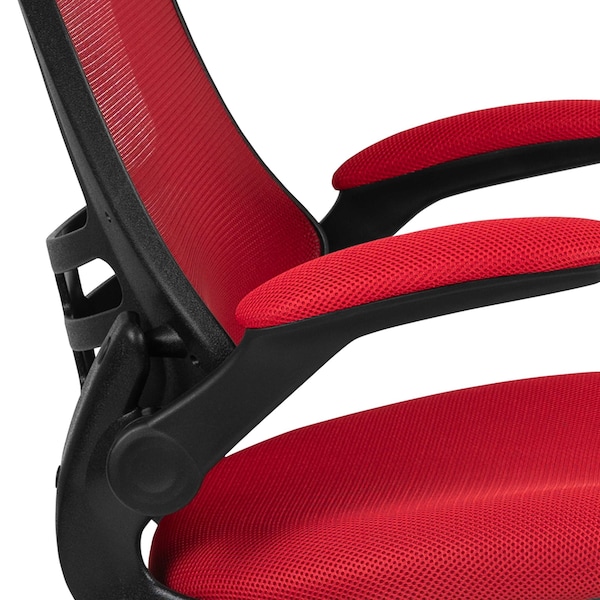 Flash Furniture Mesh Ergonomic Chair, Red Mesh - BL-X-5M-RED-GG
