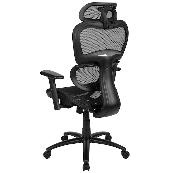 Flash Furniture Office Chair, Mesh, Black - H-LC-1388F-1K-BK-GG