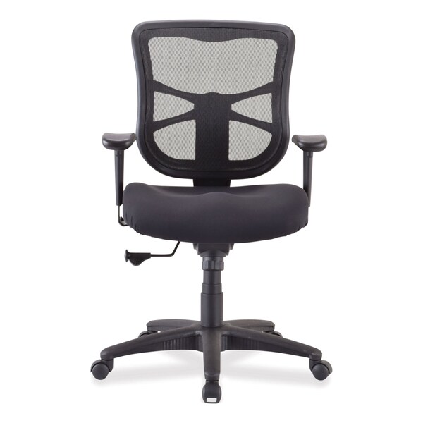 Alera Task Chair Elusion(TM) Mesh Mid-Back Swivel/Tilt Chair, Padded Arms, 18-3/4" to 22-3/8" Height - ALEEL42BME10B