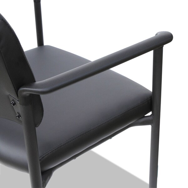 Alera Alera Sorrento Series Ultra-Cushioned Stacking Guest Chair, Black, PK2 - ALEUT6816