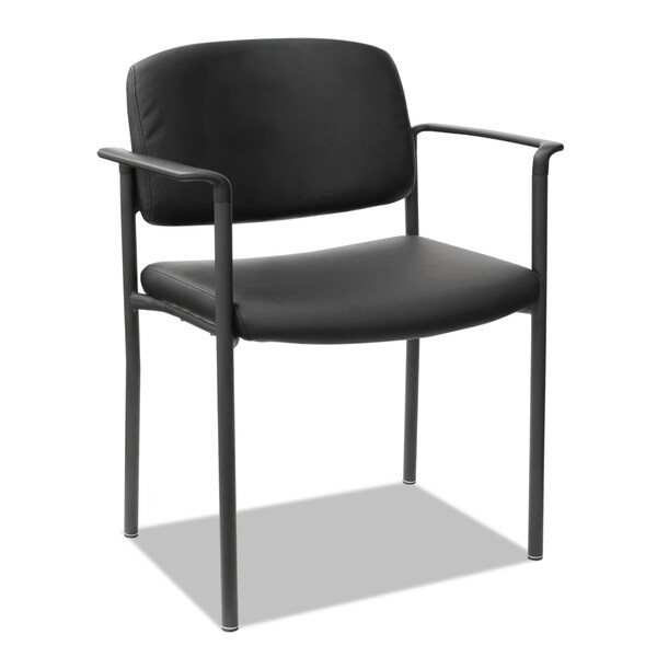 Alera Alera Sorrento Series Ultra-Cushioned Stacking Guest Chair, Black, PK2 - ALEUT6816
