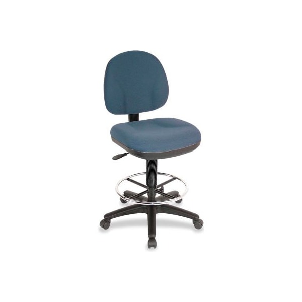 Sp Richards Lorell Millenia Pneumatic Adjustable Task Stool, 24"W x 24"D x 50-1/2"H, Blue - LLR80010