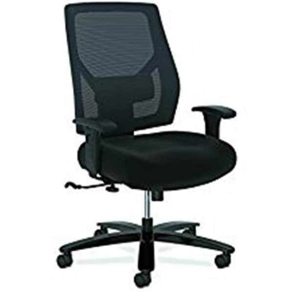 Comfortcorrect High-Back Big & Tall Task Chair with Adjustable Arms & Lumbar; Black - CO521692