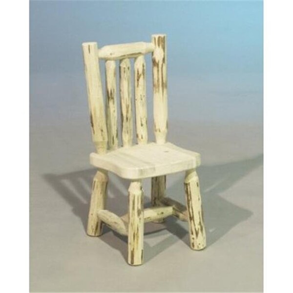 Montana Woodworks Montana Woodworks MWKKV Childs Log Chair - Varnished - MWKKV