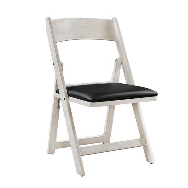 Ram Game Room 21 x 19 x 33 in. Folding Game Chair, Antique White - GCHR4 AW