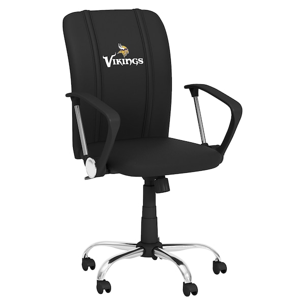 Dreamseat Curve Task Chair with Minnesota Vikings Secondary Logo - XZOCCURVE-PSNFL20096