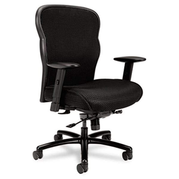 Fine-Line VL705 Big  Tall Mesh Chair  Mesh Back-Fabric Seat  Black - FI2524197