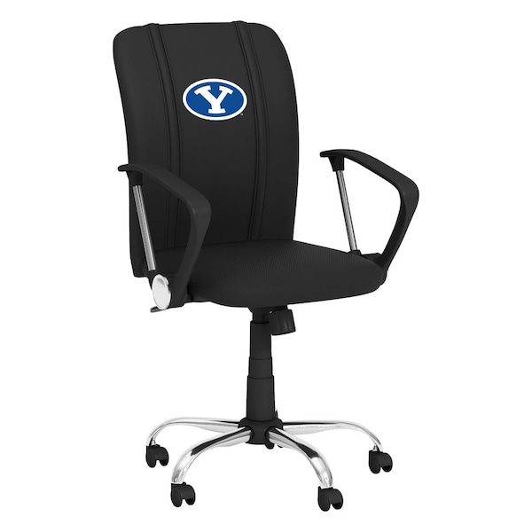 Dreamseat Curve Task Chair with BYU Cougars Stretch Y Logo - XZOCCURVE-PSCOL13231