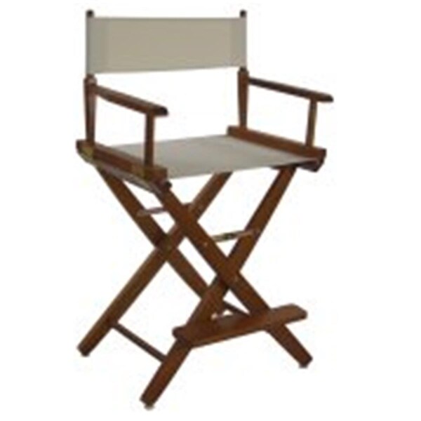 Doba-Bnt 206-24-032-12 24 in. Extra-Wide Premium Directors Chair, Oak Frame with Natural Color Cover - SA2691195