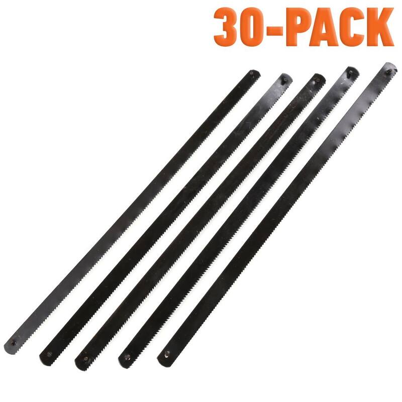 Husky 6 in. Mini Hacksaw Replacement Blades (30-Pack) - 410-256-0111