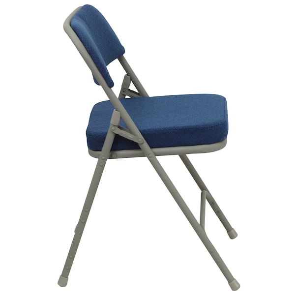 Flash Furniture Navy Fabric Folding Chair - 2-HA-MC320AF-NVY-GG