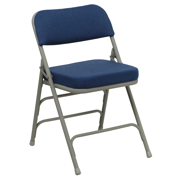 Flash Furniture Navy Fabric Folding Chair - 2-HA-MC320AF-NVY-GG