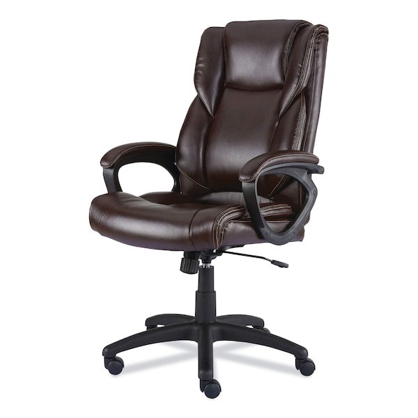 Alera Alera Brosna Series Mid-Back Task Chair, Supports Up to 250 lb, 18.15" to 21.77" Seat Height, Brown - ALEBRN42B59