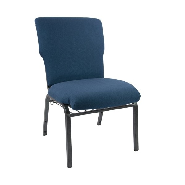 Flash Furniture Advantage Navy Discount Church Chair, 21" Wide - EPCHT-101