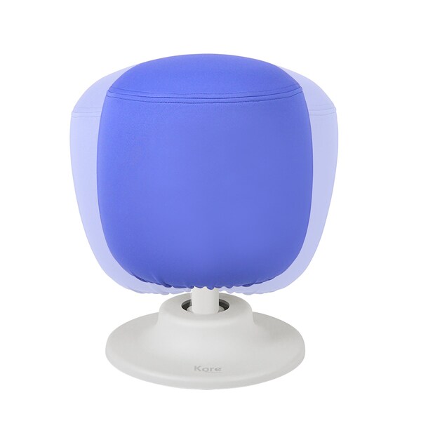 Kore Design Kids Adjustable Pivot Stool, Small, 13in. to 17in., Blue - KDAP-2024WH