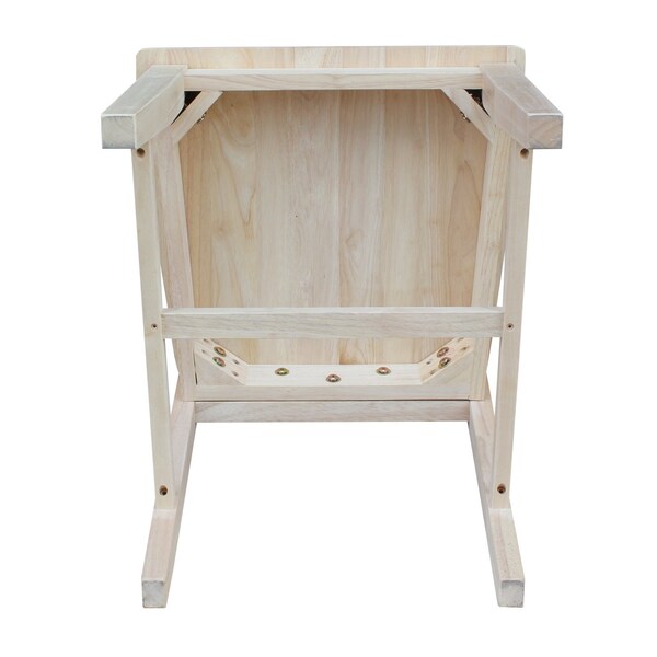 International Concepts Set of 2 Aspen Panel Chairs, Unfinished - C-3P