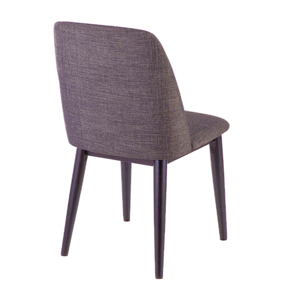 Lumisource Tintori Dining Chair in Charcoal Fabric, PK 2 - CHR-TNT CHAR+B2