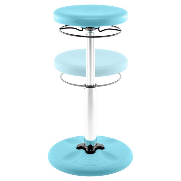 Kore Design Kids Adjustable Tall Wobble Chair 16.5-24in., Pale Blue - KOR2602