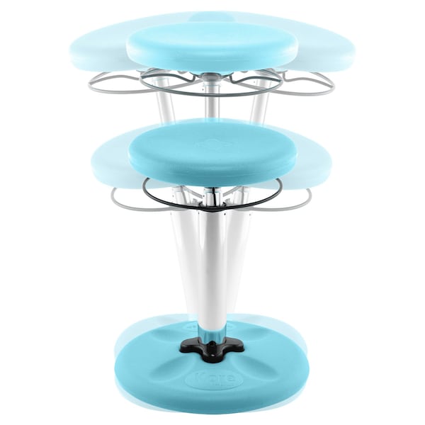 Kore Design Kids Adjustable Tall Wobble Chair 16.5-24in., Pale Blue - KOR2602