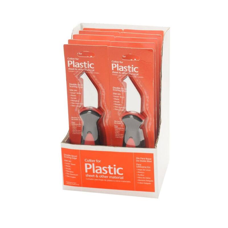 OPTIX Heavy Duty Plastic Sheet Cutter (10-Pack) - GE-41-10