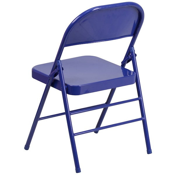 Flash Furniture Folding Chair, Cobalt Blue - HF3-BLUE-GG
