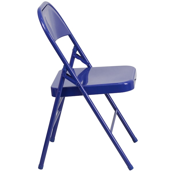 Flash Furniture Folding Chair, Cobalt Blue - HF3-BLUE-GG