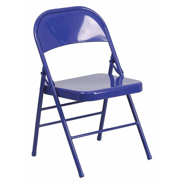 Flash Furniture Folding Chair, Cobalt Blue - HF3-BLUE-GG