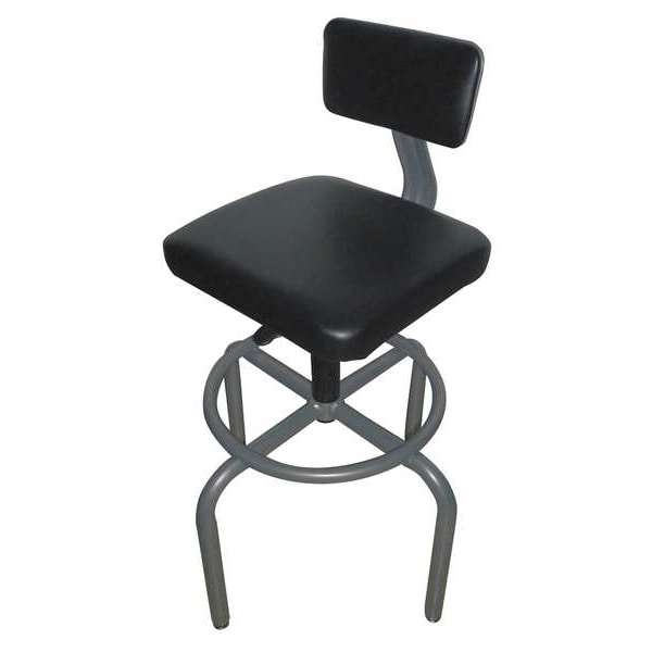 Zoro Select Pneumatic Task Chair Backrest, Height 26-1/4" to 32-1/4", Padded Gray - 44N715