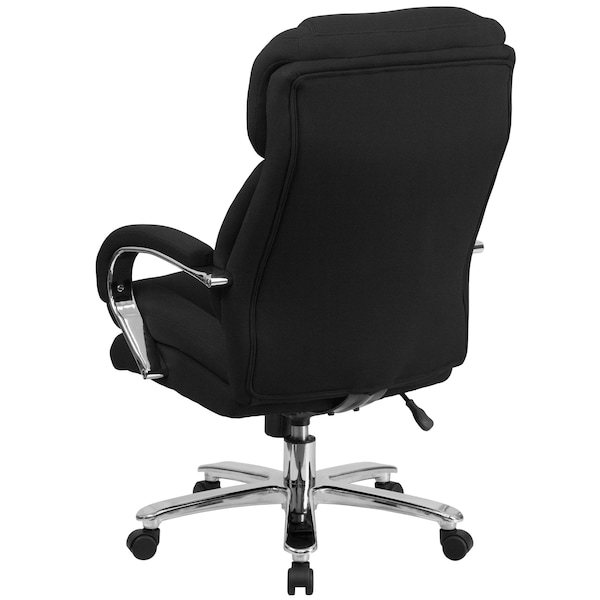 Flash Furniture Hercules Office Chair, Black Seat, Gray Back, 28 in W 31" L 49" H, Padded Loop, Fabric Seat - GO-2078-GG