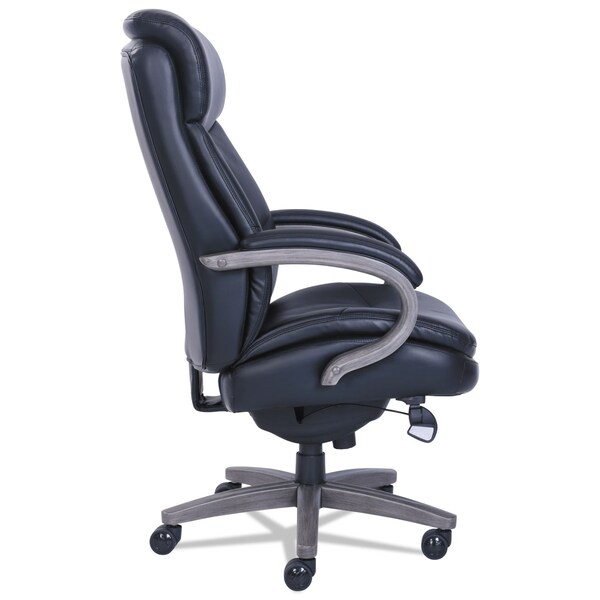 La-Z-Boy Woodbury Big & Tall Executive Chair, To 400 lbs., Black/Weathered Gray - 48961A