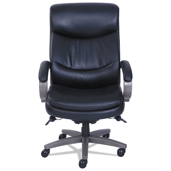La-Z-Boy Woodbury Big & Tall Executive Chair, To 400 lbs., Black/Weathered Gray - 48961A