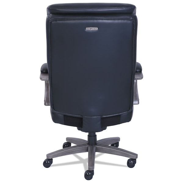 La-Z-Boy Woodbury Big & Tall Executive Chair, To 400 lbs., Black/Weathered Gray - 48961A