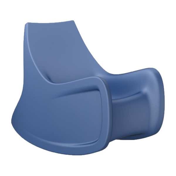 Cortech Rocking Chair, Midnight Blue Seat, 30 in W 45 in L 40 in H, Polyethylene Seat - 146484MB