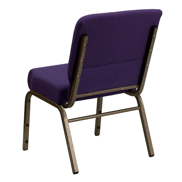 Flash Furniture Hercules Church Chair, 21-1/4 in W 25" L 33" H, Fabric Seat - FD-CH0221-4-GV-ROY-GG