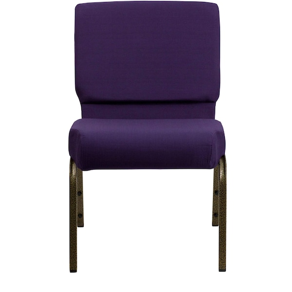 Flash Furniture Hercules Church Chair, 21-1/4 in W 25" L 33" H, Fabric Seat - FD-CH0221-4-GV-ROY-GG